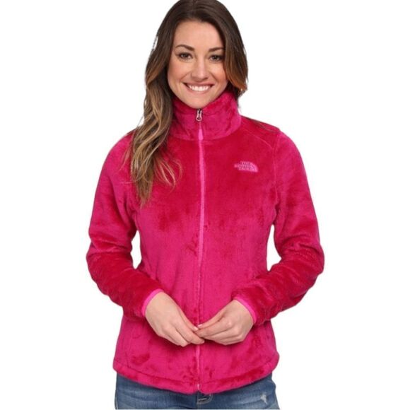 THE NORTH FACE Women's Jacket Coat Outerwear Fleece Full Zip Pink Medium - Picture 2 of 10